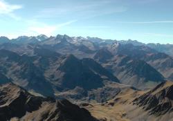 Vue du pic du midi de Bigorre